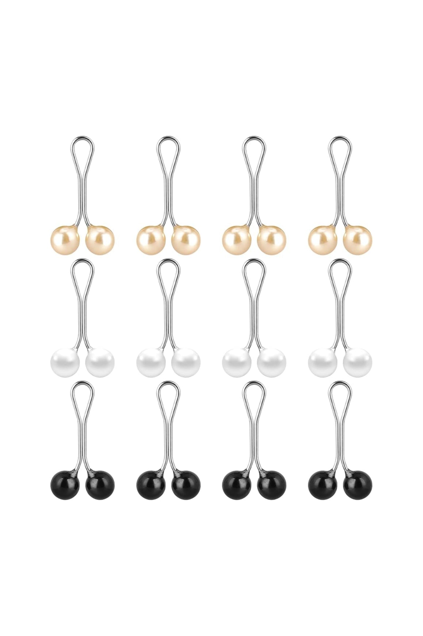 4 Perlen-Sicherheitsnadeln